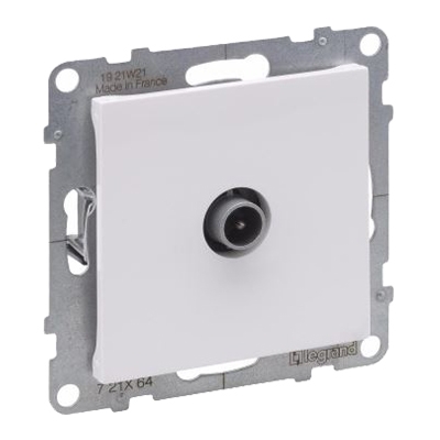 Розетка TV 1.5 дБ - Suno - белый