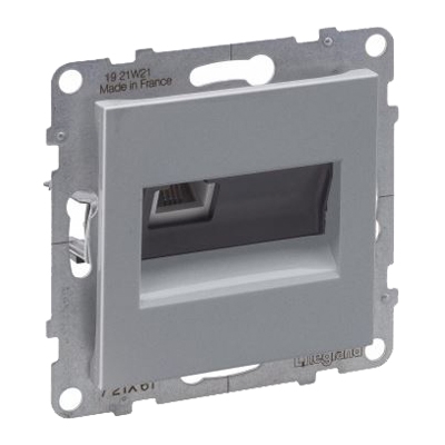 Розетка RJ11 - Suno - алюминий