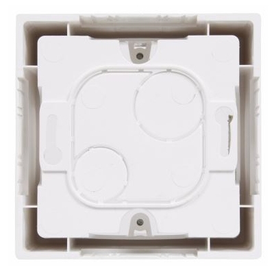 Коробка накладного монтажа - 1 пост - Suno - белый