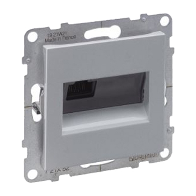 Розетка RJ45 6 UTP - Suno - алюминий