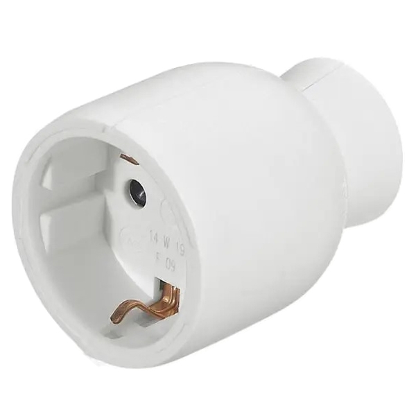 Розетка 2К+З - Legrand - белый