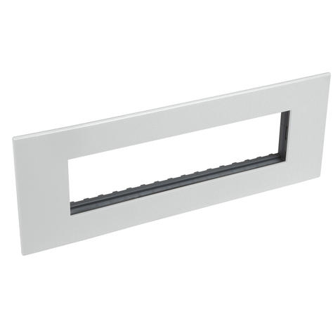 Рамка 8 модулей - Arteor - Soft Aluminium