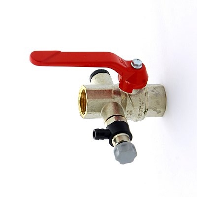 Кран шаровой со сливом и внутренней резьбой 3/4'' - F.I.V.