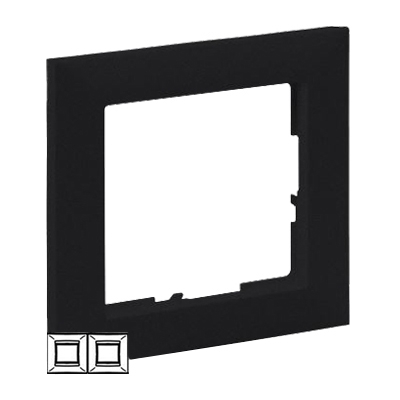 Рамка 2 поста - Suno - антрацит