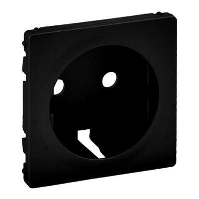 Лицевая панель для розеток 2К+З - Valena Life - черный