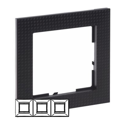 Рамка 3 поста - Suno - brushed black