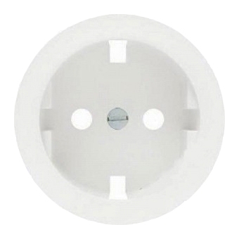 Лицевая панель для розетки 2K+3 - Celiane - белый