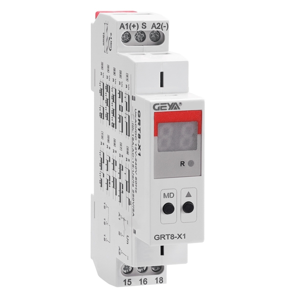 Многофункциональное реле времени с дисплеем 16А - GEYA