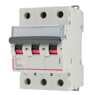 Автоматический выключатель - DX³-E 6000 3P, C16A