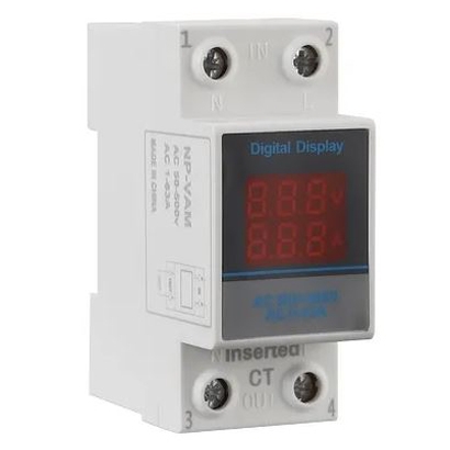 Цифровой вольтметр-амперметр однофазный NDM1-100 - GEYA