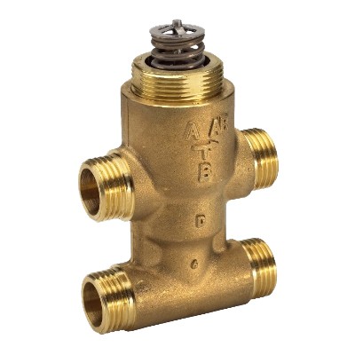 Клапан трехходовой - VZ4 - DN15, Kv-4.0м³/ч
