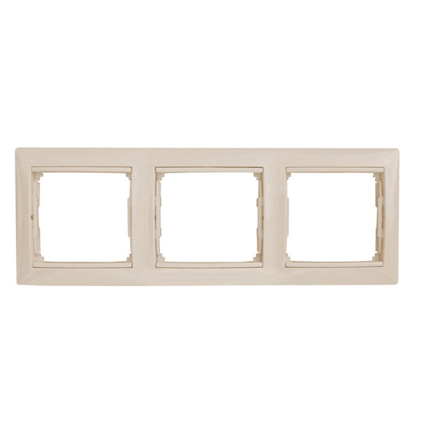 Рамка 3 поста - Valena - слоновая кость