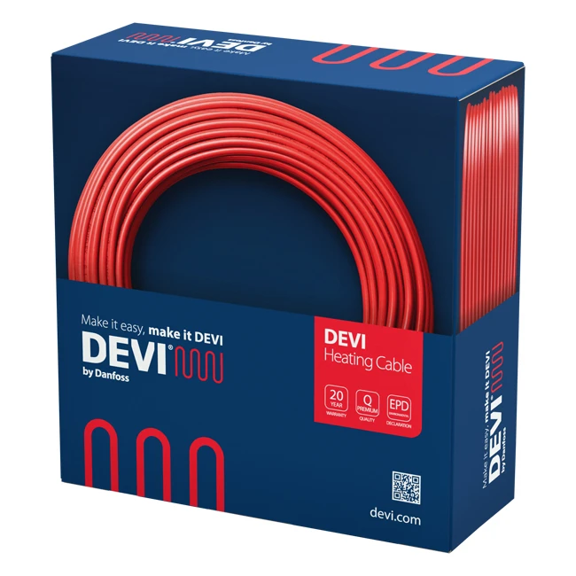 Нагревательный кабель - DEVIflex 18T 22m, 395W, 230V