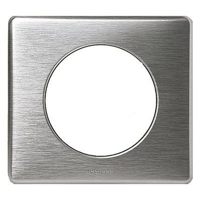 Рамка 1 пост - Celiane - металлик алюминий