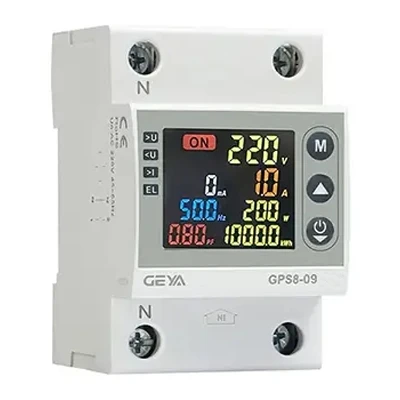 Реле защиты напряжения и тока GPS8-09 2P 80A - GEYA