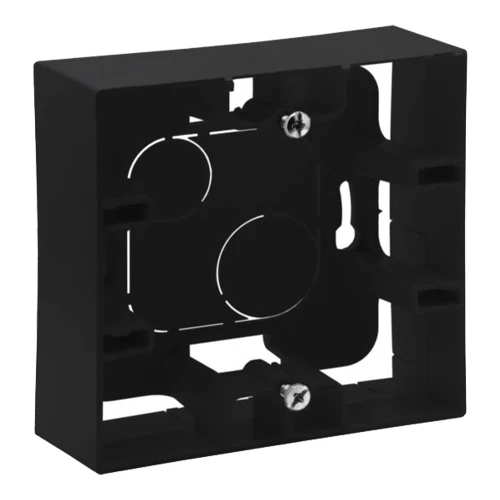Коробка накладного монтажа - 1 пост - Niloe Step - чёрный
