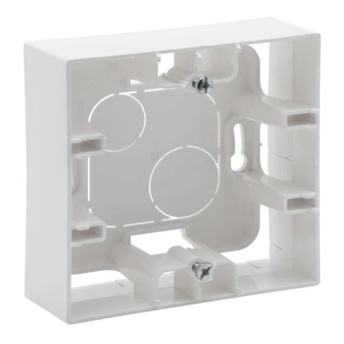 Коробка накладного монтажа - 1 пост - Niloe Step - белый