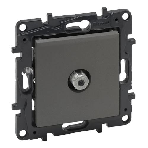 Розетка TV-F 1.5 дБ - Niloe Step - сталь