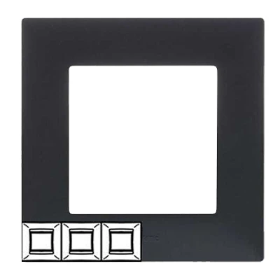 Рамка 3 поста - Niloe Step - чёрный
