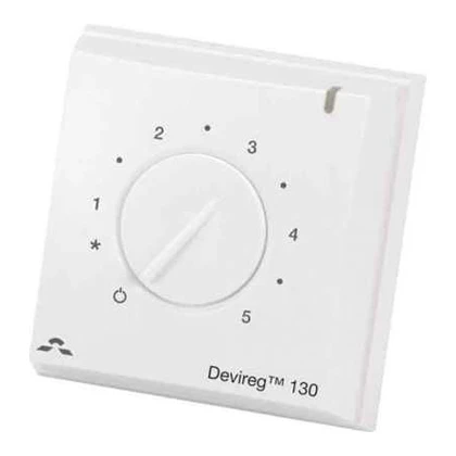 Терморегулятор - DEVIreg 130 - 16A с датчиком пола