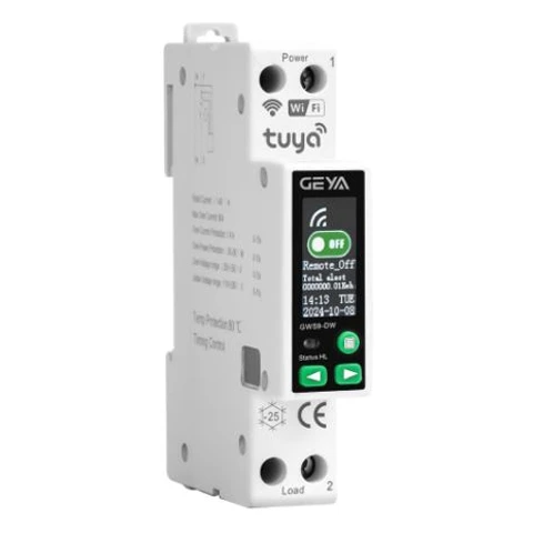 Автоматический выключатель с LCD и Wi-Fi - GWS9-DW 63A - GEYA