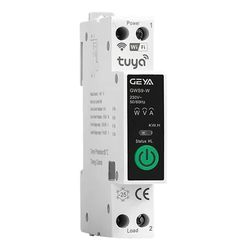 Автоматический выключатель с Wi-Fi - GWS9-W 1-40A - GEYA