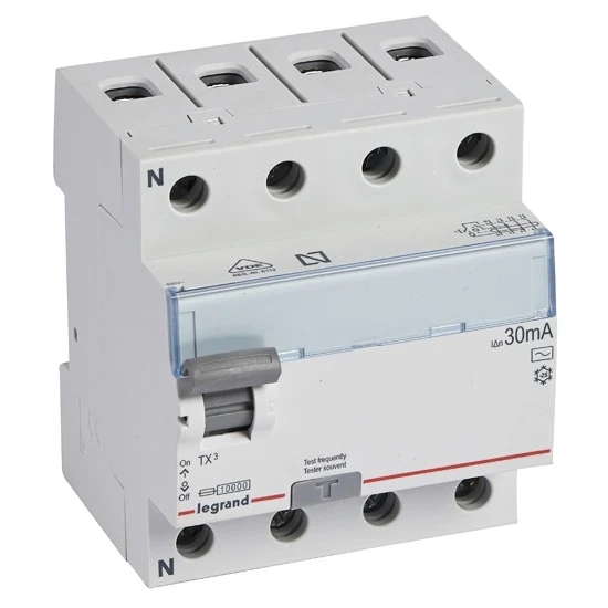 УЗО - ВДТ TX³ 4P, AC40A, 30mA