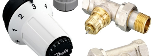 Комплект терморегуляторов - RA-FN, RAS-C, RLV-S - прямой