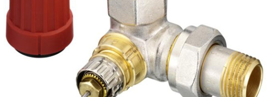 Термоклапан с настройкой - RA-N-15 - угловой правый