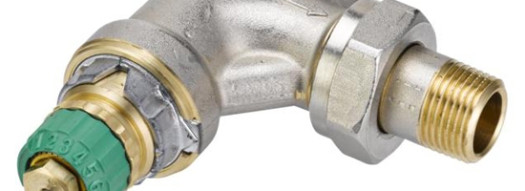 Термостатический клапан - RA-DV 10 - угловой