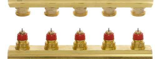 Распределительный коллектор с настройкой - Manifold 5+5