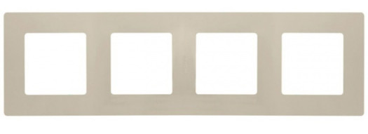 Рамка 4 поста - Niloe/Etika - слоновая кость