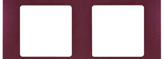 Рамка 2 поста - Niloe/Etika - сливовый