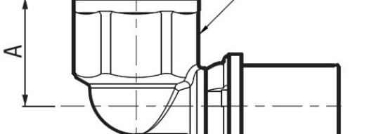 Пресс-угол с внутренней резьбой 20х1/2'' - F.I.V.