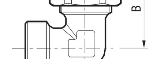 Фитинг угловой 20х1/2 с наружной резьбой - F.I.V."