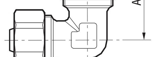 Фитинг угловой 20х20- F.I.V.