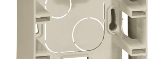 Коробка накладного монтажа - 1 пост - Niloe - слоновая кость