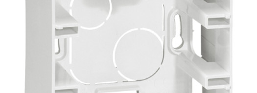 Коробка накладного монтажа - 1 пост - Niloe - белый