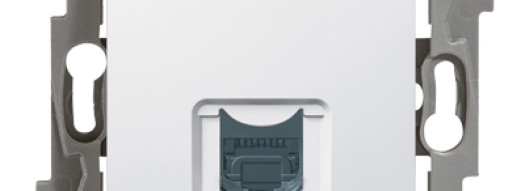 Розетка RJ45 6e UTP - Niloe - белый