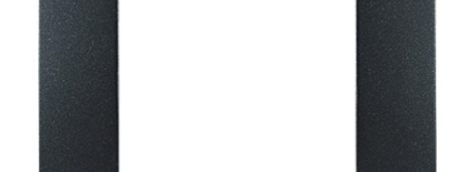 Рамка 2 поста - Niloe/Etika - черный глянец