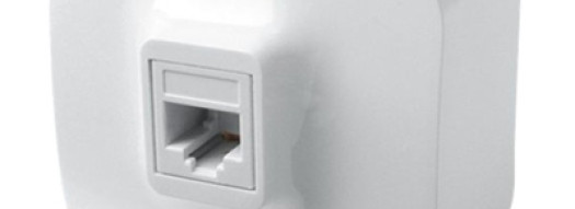 Телефонная розетка RJ11 - Quteo - белый