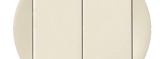 Лицевая панель 2 клавиши - Celiane - слоновая кость