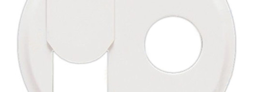 Лицевая панель для розетки RJ45 + TV - Celiane - белый