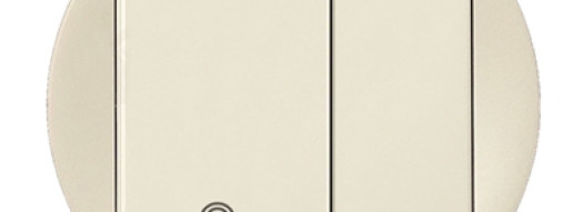 Лицевая панель для кнопочного светорегулятора - Celiane - слоновая кость