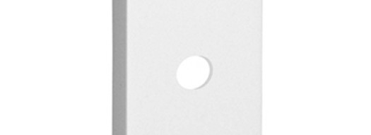 Кабельный вывод - 1 модуль - Mosaic - белый