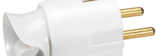 Вилка 2K+3 - серия Элиум - 16 А - белый