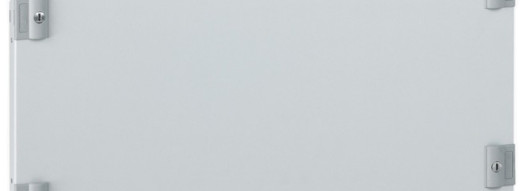 Сплошная металлическая лицевая панель - высота 300 мм - 24 модуля