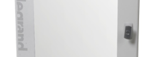 Дверь остекленная плоская для XL³ 160/400 - для шкафа высотой 600/695 мм