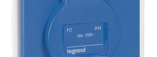 Встраиваемая розетка 2К+З 16А 230В IP44 - P17 Tempra Pro