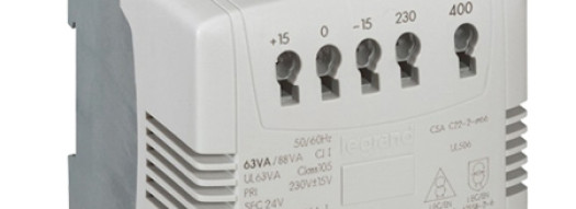 Однофазный трансформатор безопасности - 230/400 - 24V 250ВА